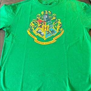 Warner Bros. Harry Potter Logo Tee - Green with Black Print